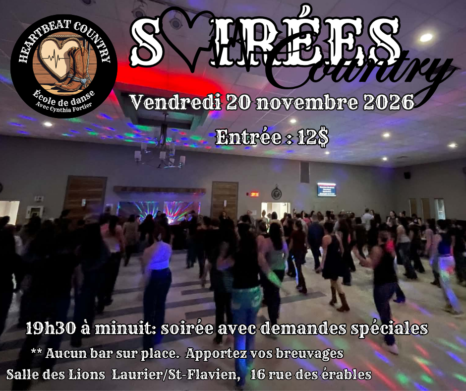 Annonce soirée 20 novembre 2026