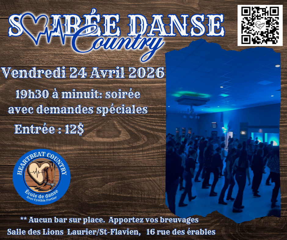 Annonce soirée 24 avril 2026